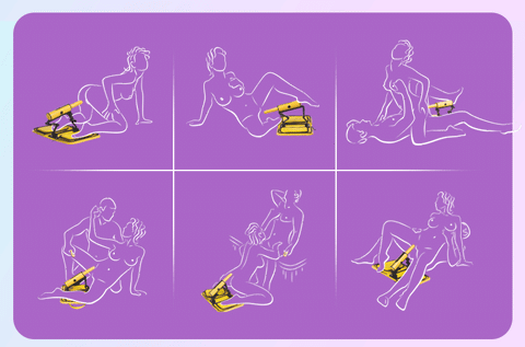 X5- Macchina del sesso nascosta in una borsa alla moda｜Giocattolo sessuale per donne