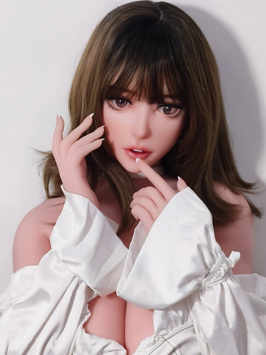 F2160-Elsa Babe-160cm/5ft2 Akimoto Mami Silicone Anime Sex Dolls